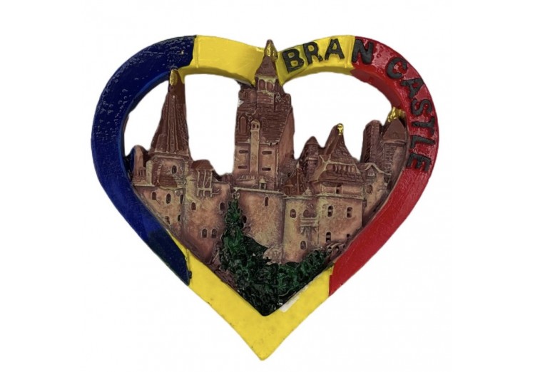 Magnet ceramic inimă Castelul Bran